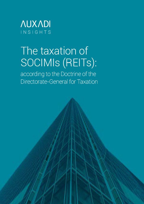The taxation of SOCIMIs (REITs)
